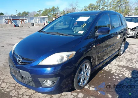 2008 Mazda Mazda5 Grand Touring из США, поврежденный, VIN JM1CR29L380325264